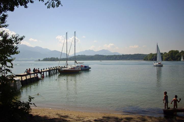 Am Chiemsee, Blick von der Fraueninsel