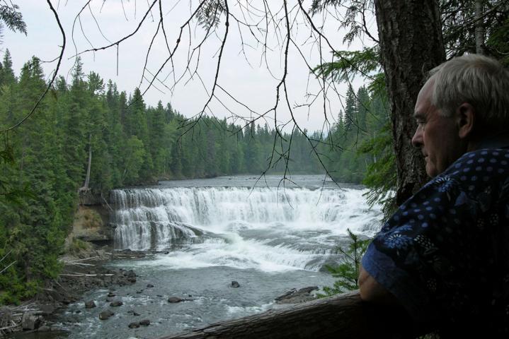 Wells Gray-Park: Dawson Falls