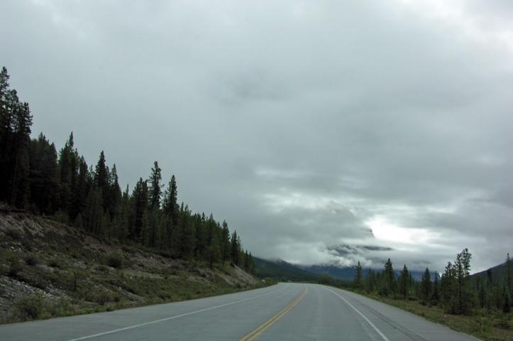 Unterwegs auf dem Ice Field Parkway