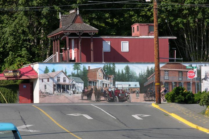 Bemalte Hausfassade in Chemainus